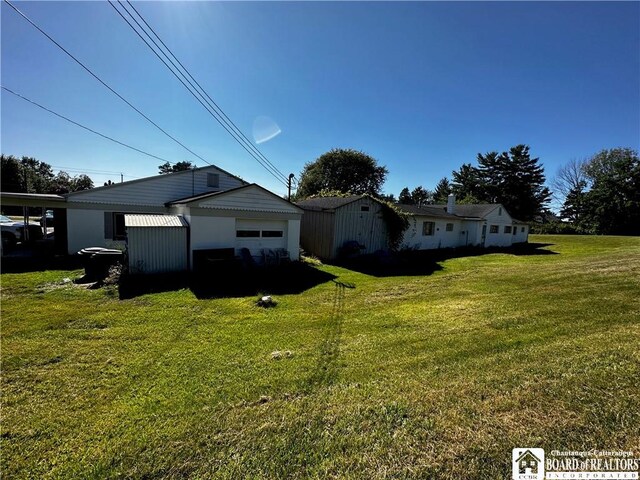 3682 Rte 430, Ellery, NY 14712 - back of property featuring a yard