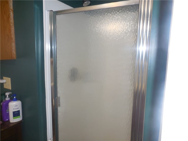 bathroom with an enclosed shower