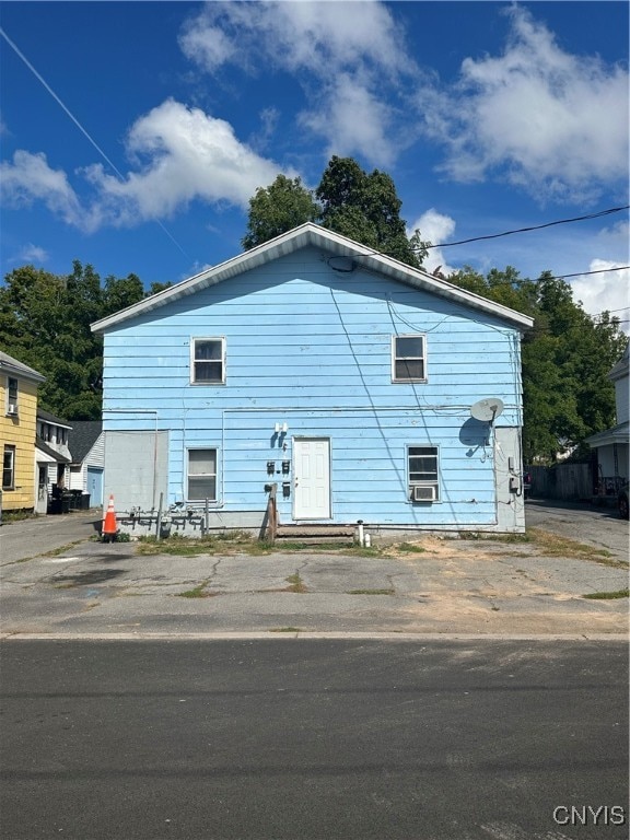 view of rear view of property