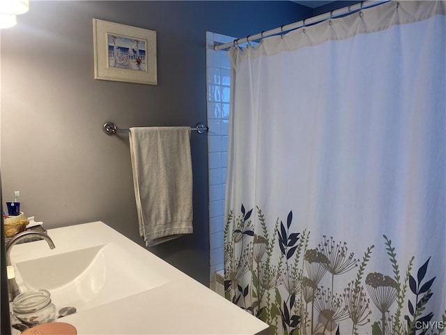 1 Willow Dr, Whitestown, NY 13492 - full bath with vanity and a shower with curtain