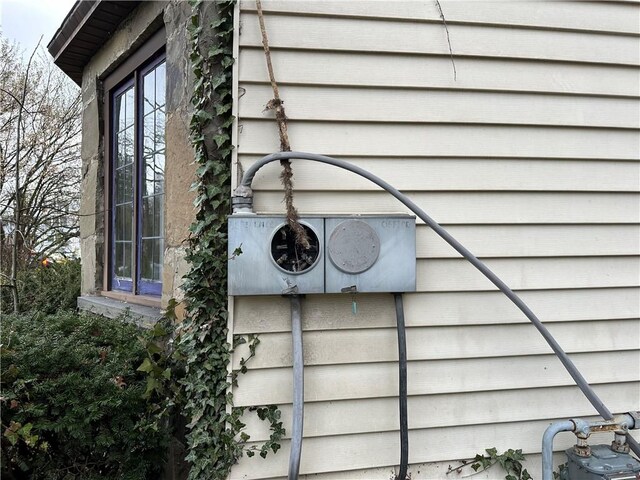 630 W Gray St, Elmira-City, NY 14905 - exterior view of gas meter