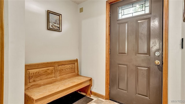 view of mudroom