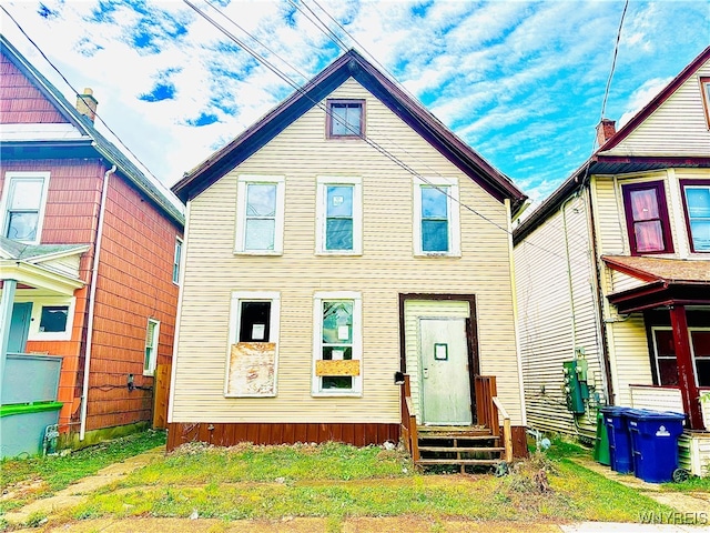 view of back of property