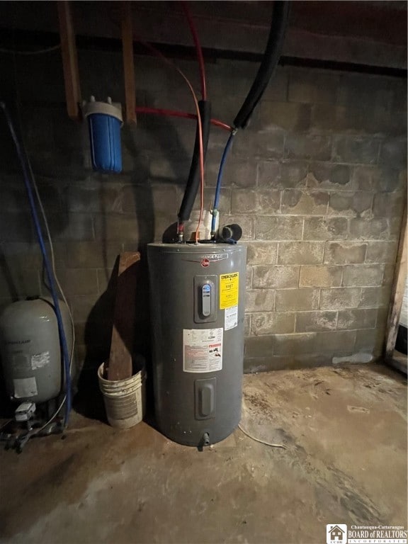 utilities featuring water heater