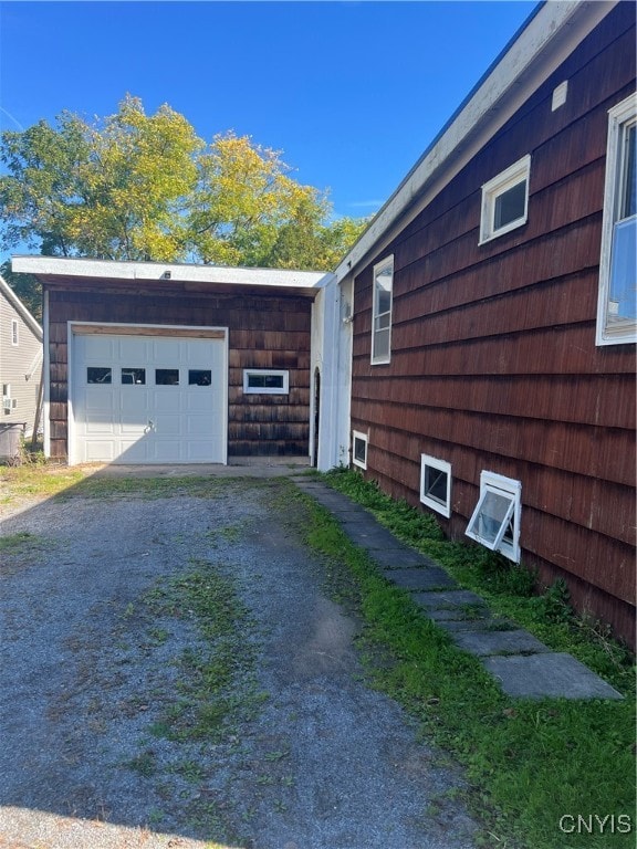 view of side of property