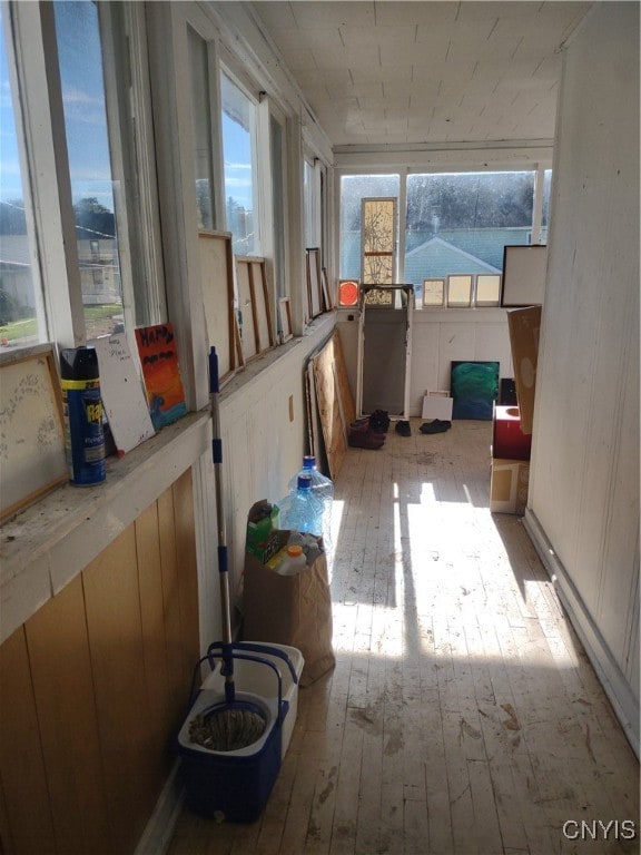 interior space featuring light hardwood / wood-style floors