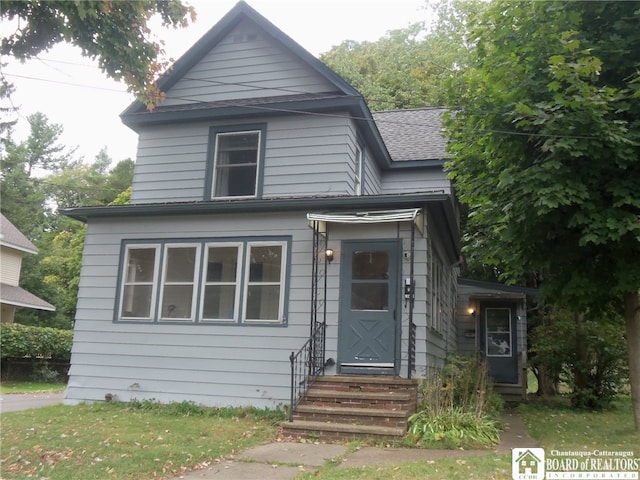 view of front of home