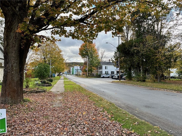 view of road