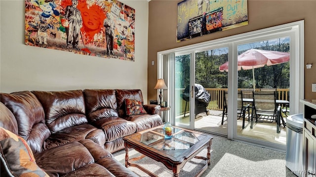 view of living room