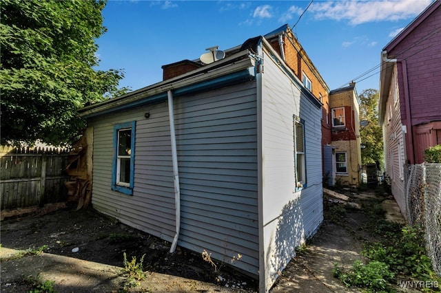 view of side of home