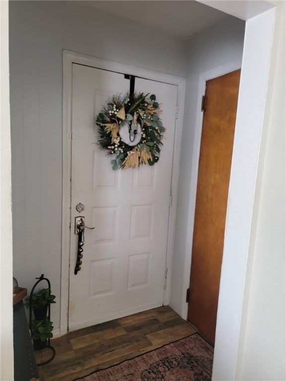 53 Orchard Pl, Bradford City, PA 16701 - doorway to outside with wood finished floors