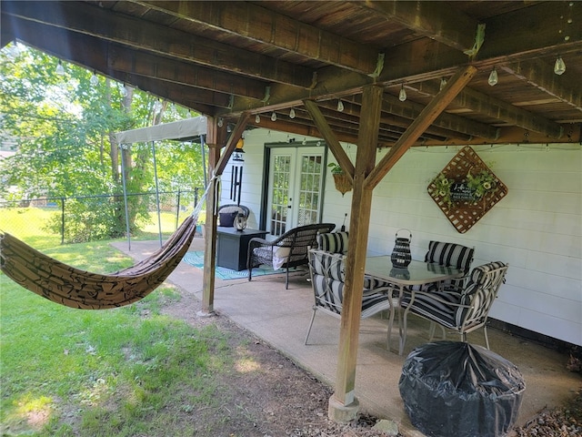 53 Orchard Pl, Bradford City, PA 16701 - view of patio with french doors