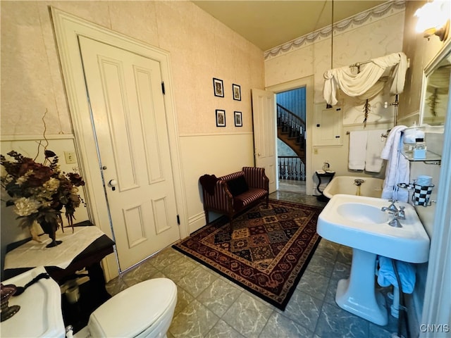 bathroom with toilet