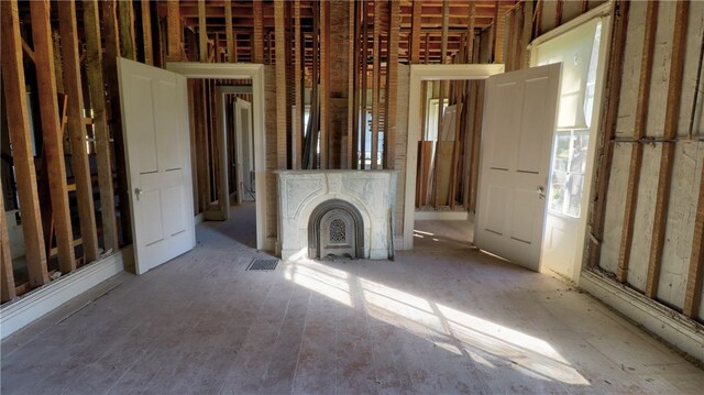 view of unfurnished living room