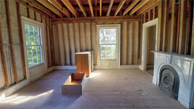 misc room featuring plenty of natural light