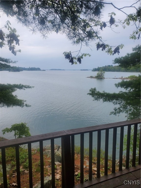 view of water feature