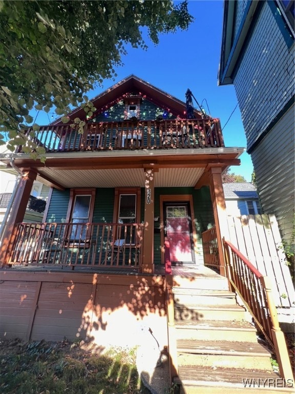 view of front of property