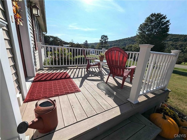 644 Main St, Independence, NY 14897 - view of wooden deck