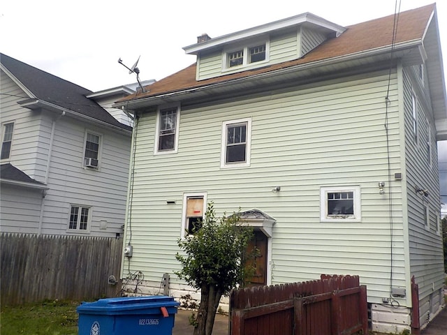 view of rear view of house