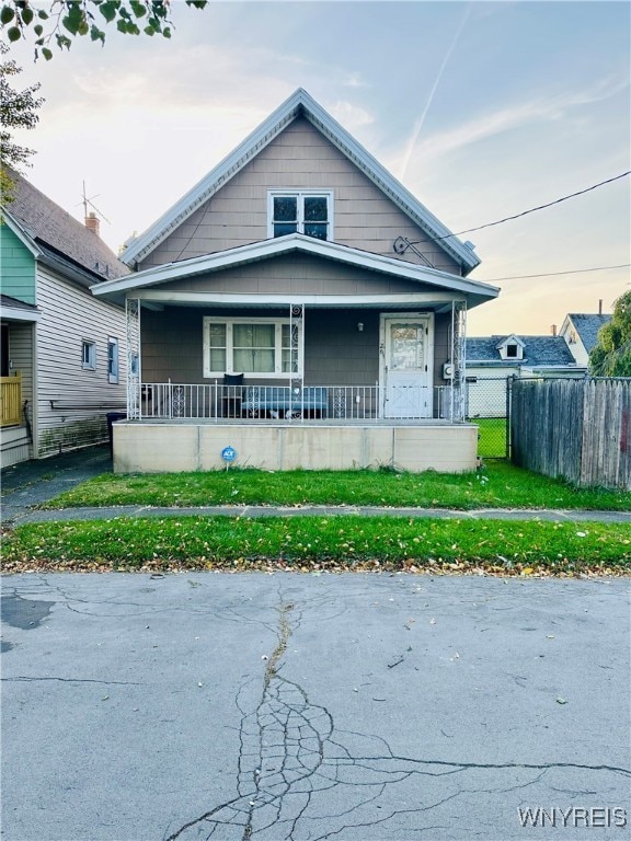 bungalow with a porch