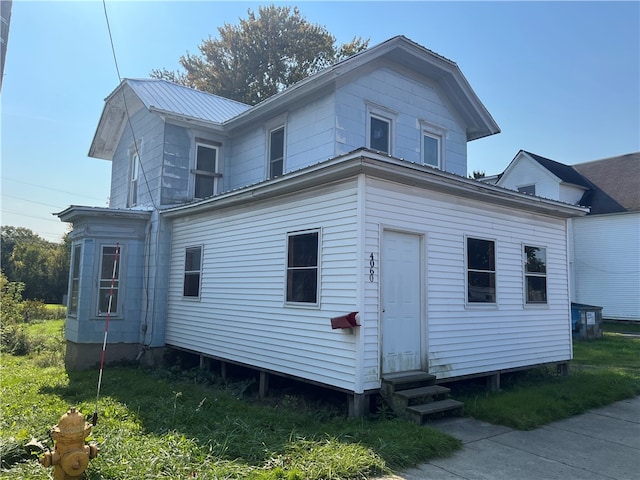 view of rear view of house