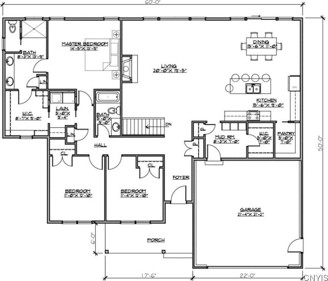 LOT58 Chillingham Way, Lysander, NY 13027 - home floor plan