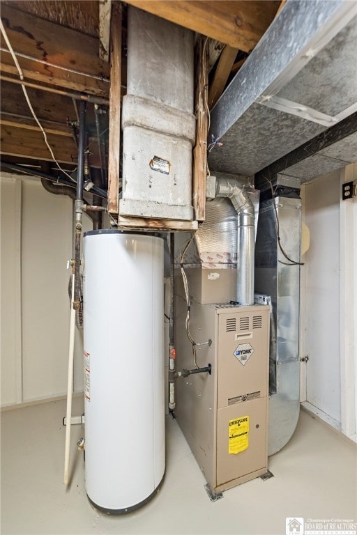 utilities featuring water heater