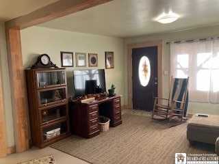 view of entrance foyer