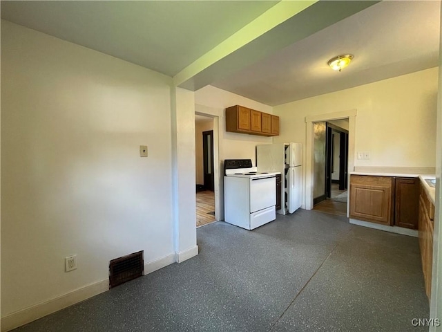 kitchen featuring white appliances