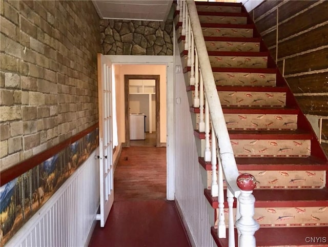 6179 State Highway 29a, Stratford, NY 13329 - staircase featuring washer / clothes dryer
