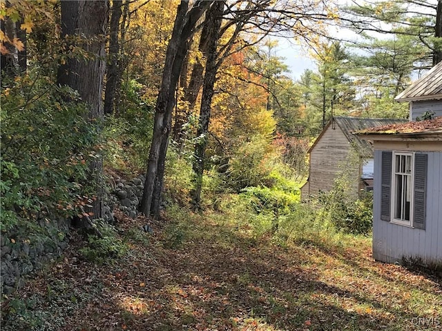 6179 State Highway 29a, Stratford, NY 13329 - view of yard featuring a wooded view