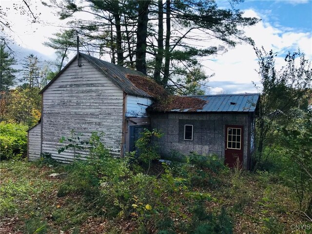 6179 State Highway 29a, Stratford, NY 13329 - view of home's exterior featuring a metal roof