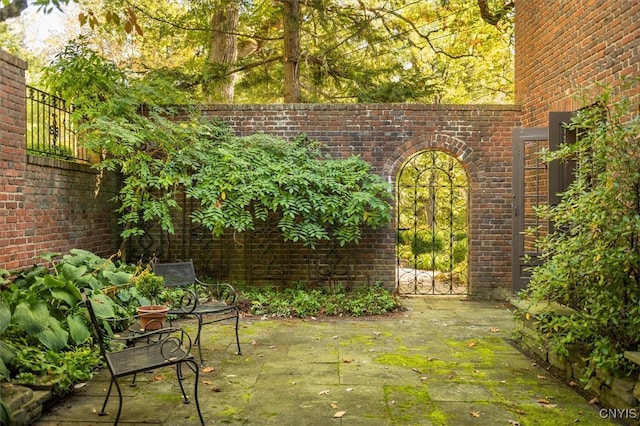 view of patio