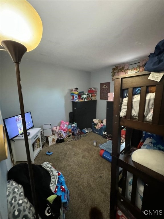 bedroom featuring carpet flooring