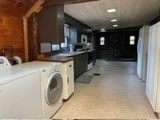 laundry room featuring washer and dryer