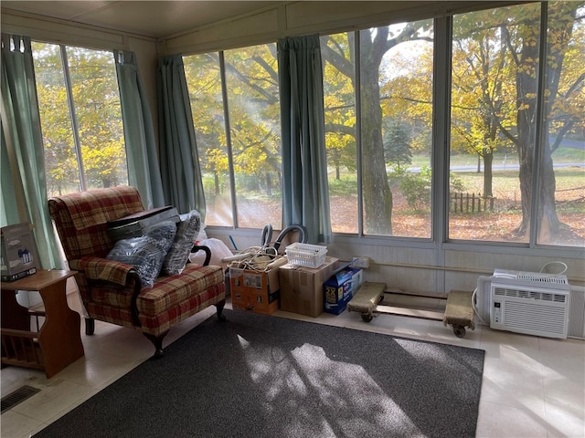 sunroom / solarium with a healthy amount of sunlight