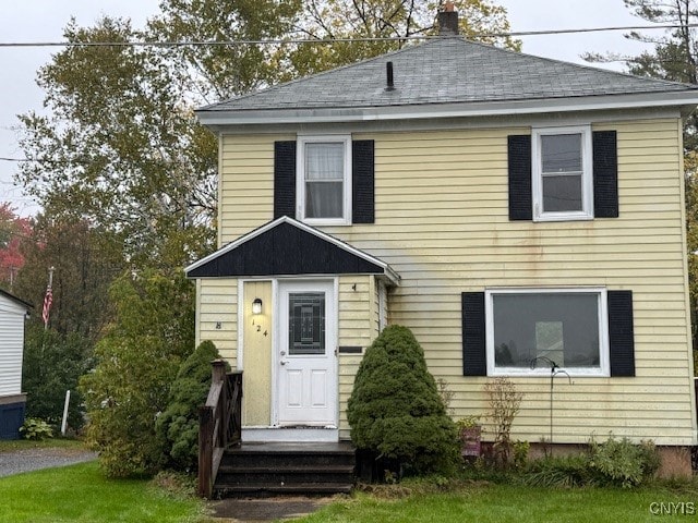 view of front of property