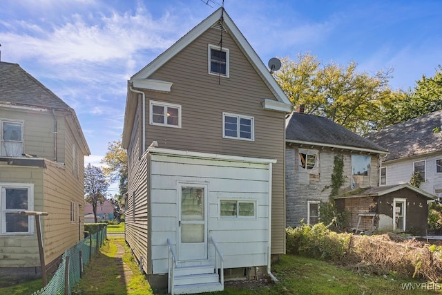 view of rear view of house