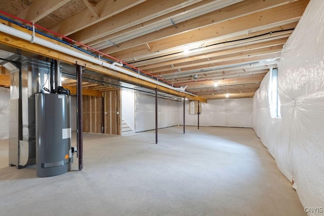 LOT64 Chillingham Way, Lysander, NY 13027 - unfinished below grade area featuring water heater and stairway