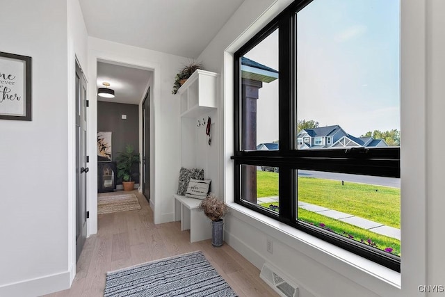 LOT64 Chillingham Way, Lysander, NY 13027 - mudroom featuring light wood-style flooring and baseboards