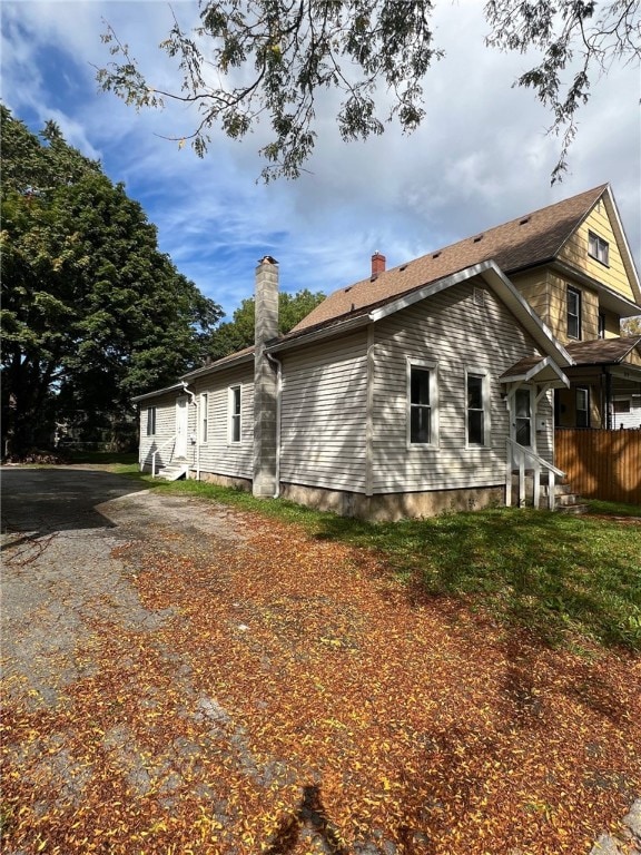 view of property exterior