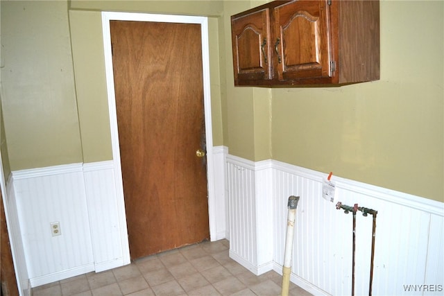 view of laundry room