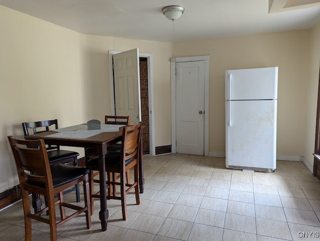 view of dining space