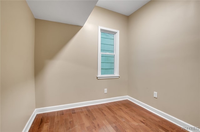 767 W Ave, Buffalo, NY 14213 - spare room featuring baseboards and wood finished floors