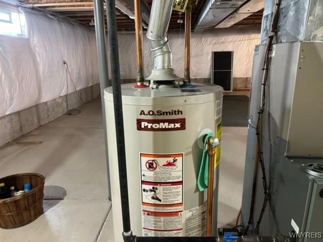 utilities with gas water heater