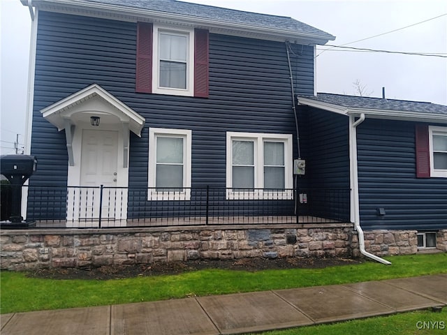 view of front of home