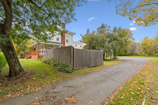 view of side of property