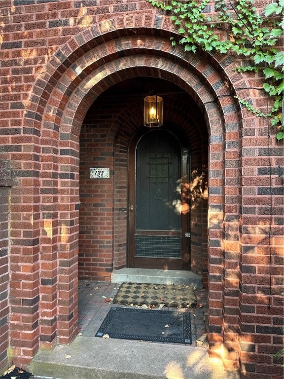 view of exterior entry