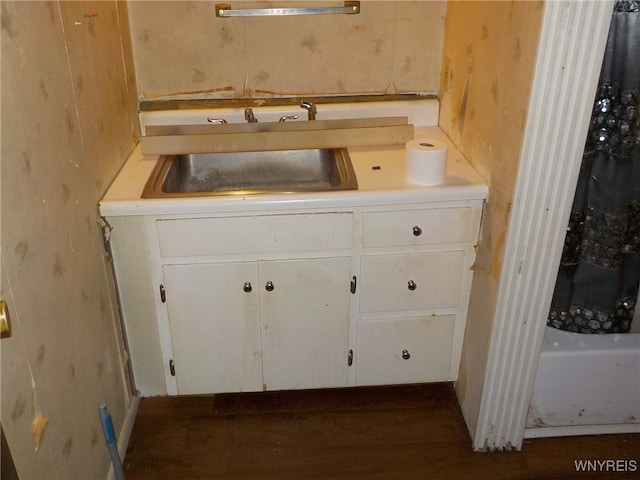 interior space with sink