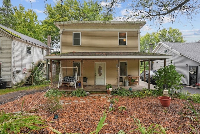 view of front of home featuring a porch